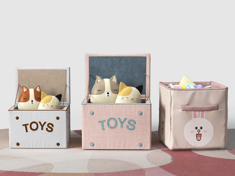 Modern children's plush toy storage