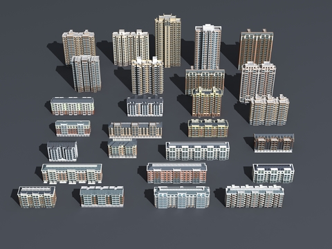 Building components of modern residential buildings