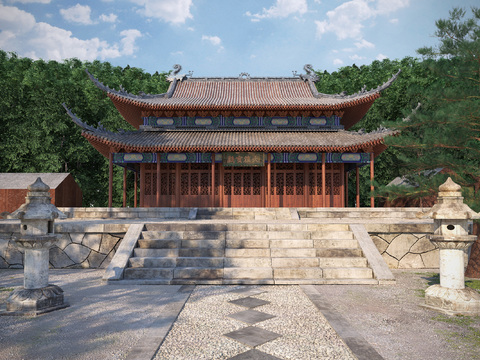 Ancient Chinese-style Building Palace