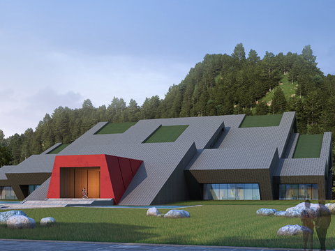 Modern Museum Architectural Appearance