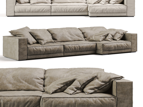 BAXTER Couch soft sofa