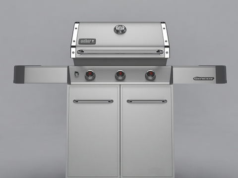 Modern Stainless Steel Barbecue Oven