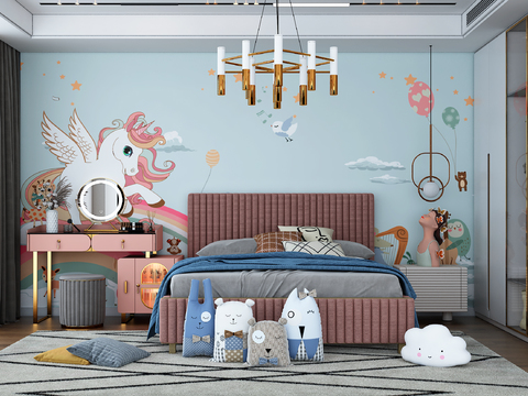 Modern kids Bedroom free