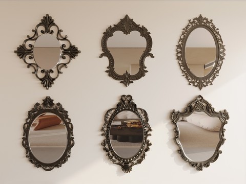 Jane European Mirror Decorative Mirror Retro Mirror Classical Mirror