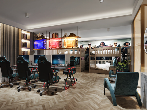 Modern E-sports Room