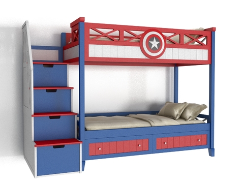 Modern bunk bed for children free