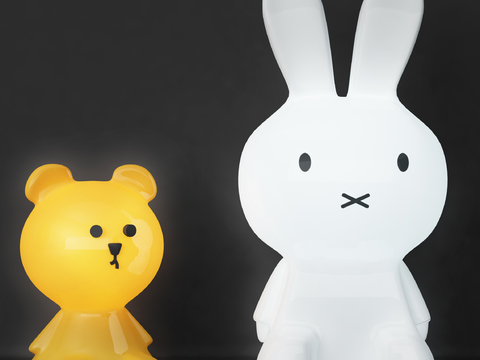 Modern children cartoon animal lamp