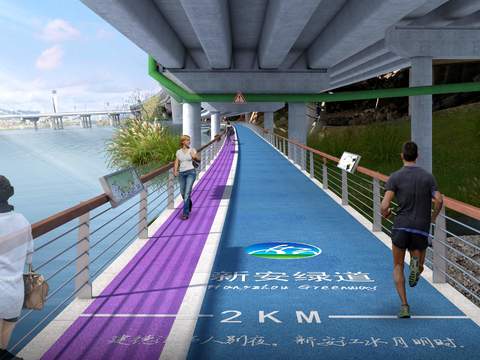 riverside greenway runway psd