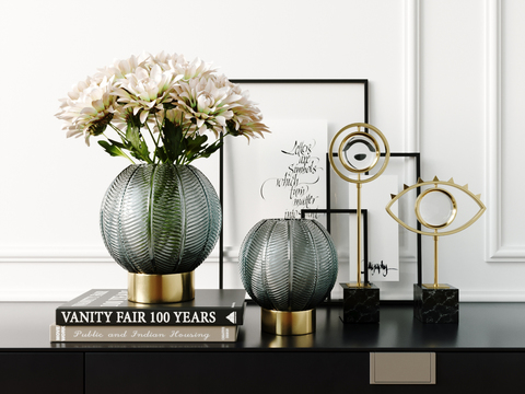 Modern Affordable Luxury Style Glass Vase Accessories