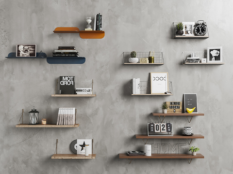 Nordic Minimalist Wall-Hanging Storage Rack