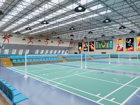 modern basketball court tennis court arena