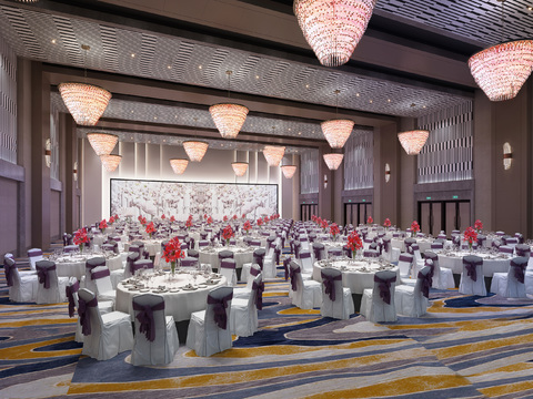 New Chinese Hotel Ballroom