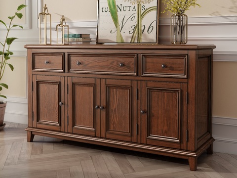 American Solid Wood Sideboard