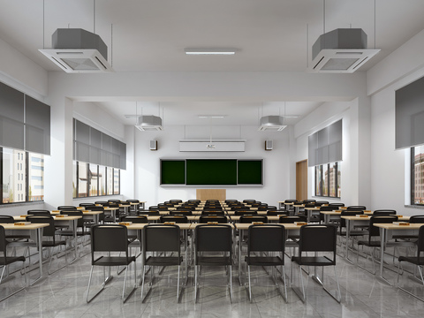 Modern School Classroom