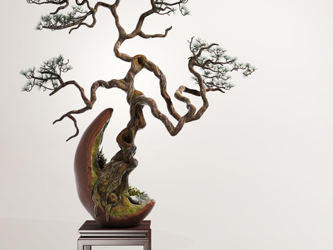 New Chinese Pine Tree Ornaments