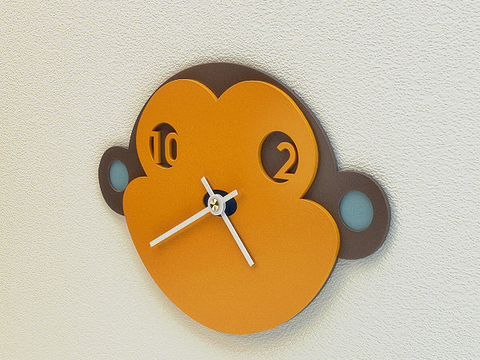 Modern children's wall clock free