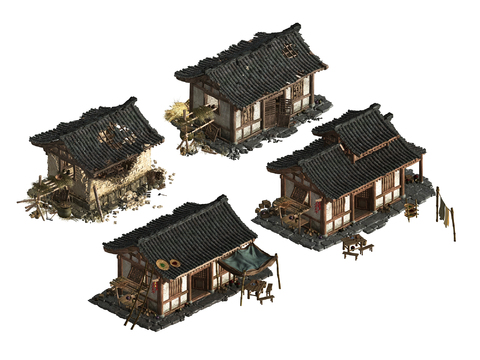 Chinese-style ancient dwellings