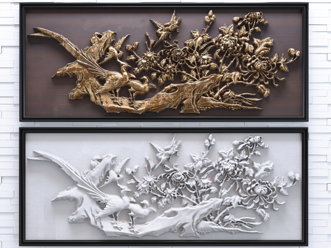 New Chinese metal relief