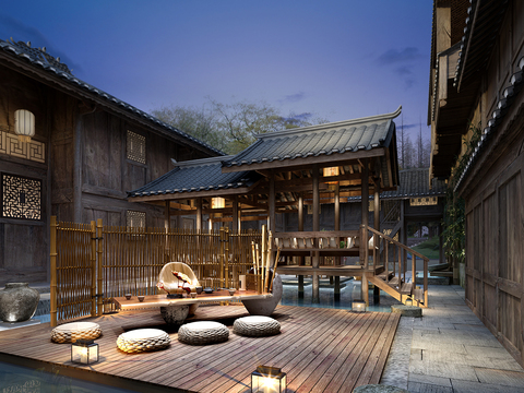 Chinese Homestay Farm Atrium