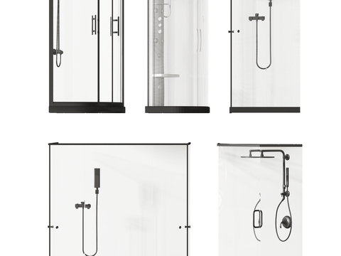 Modern Glass Shower Room