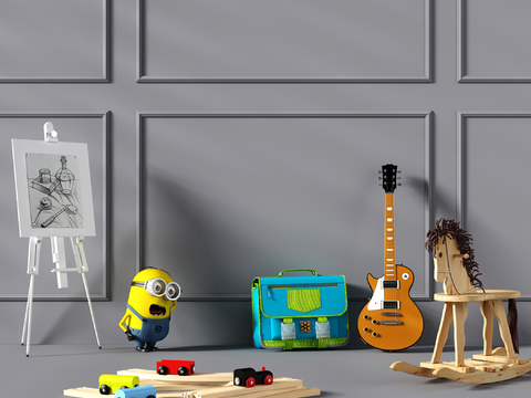 Modern Toy Trojan Minions Sketchpad Guitar