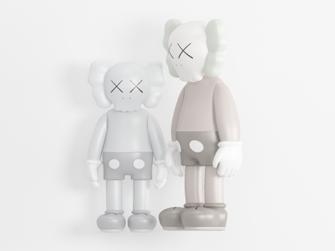 Modern KAWS Figurine Sculpture Free