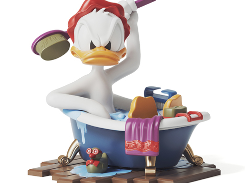 Modern Donald Duck Art Toy Statue Ornaments