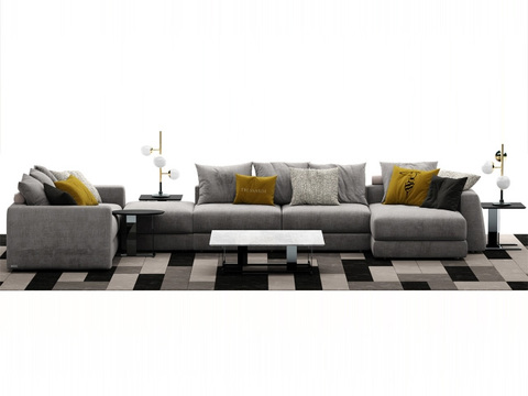 Modern Affordable Luxury Style Creative Sofa Combination Free