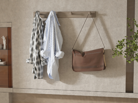 Modern Wall Hanging Hanger Coat Rack