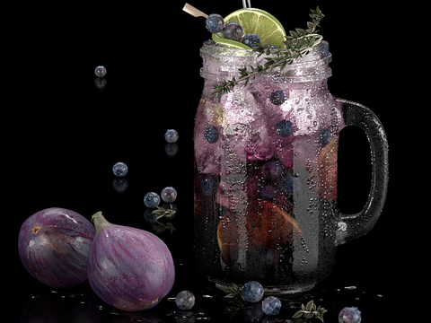 Modern Blueberry Drink