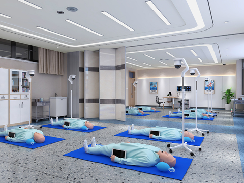 Modern Hospital Training Room