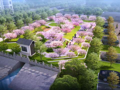 Sakura Park psd