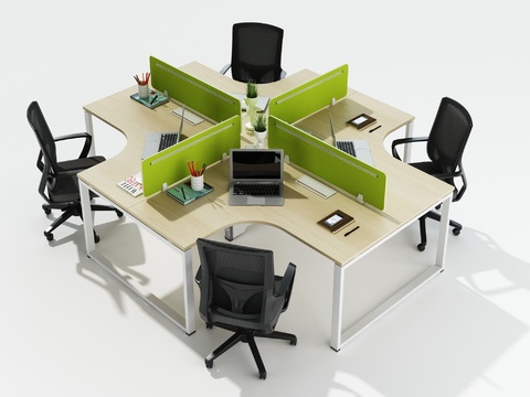 Card desk station