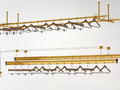 Modern metal lifting drying rack