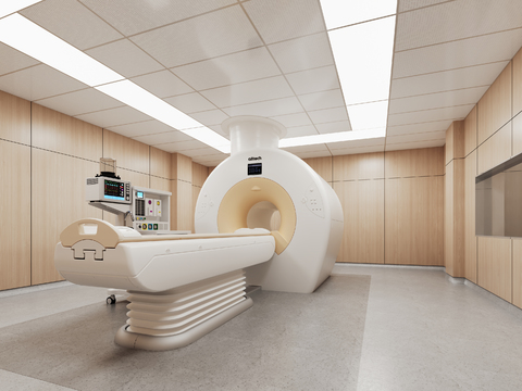 Hospital CT room MRI room MRI room