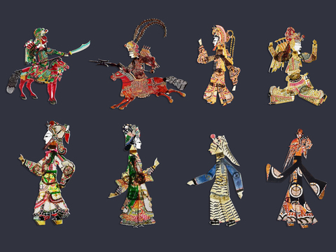 New Chinese Traditional Shadow Play Drama Art Wall Decoration