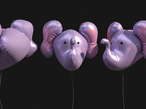 Modern Elephant Balloon