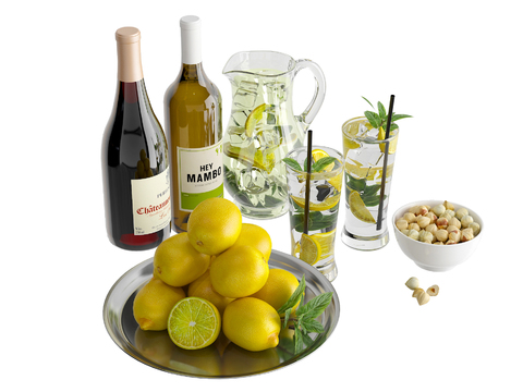 Modern Tea Wine Fruit Lemon