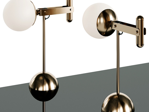 Fendi Modern Metal Spherical Table Lamp