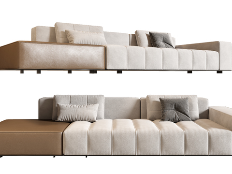 Poliform white sofa