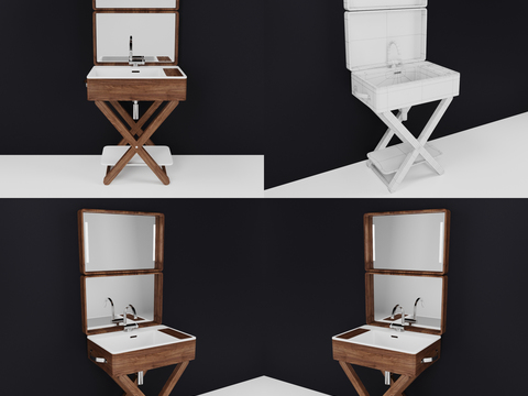 Nordic Log Simple Washbasin