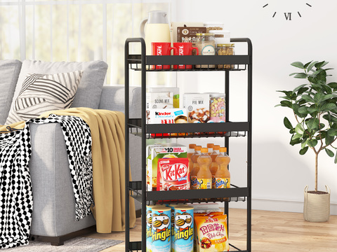 Modern Snack and Beverage Storage Rack