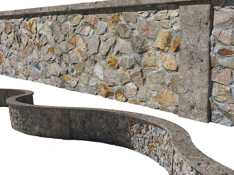 Natural wind stone wall rock exterior wall