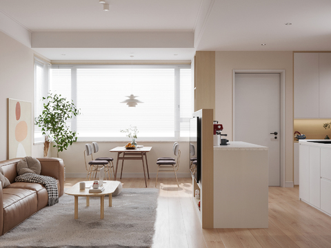 Japanese Apartment Living Room Dining Room Kitchen