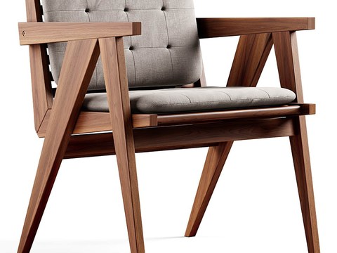 Flexform modern solid wood Chair