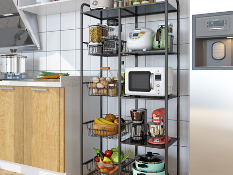 Modern Kitchen Multi-function Storage Rack