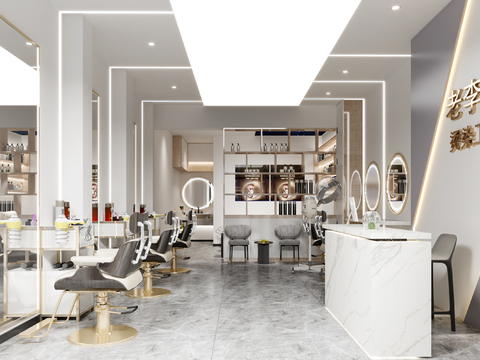 Modern Barber Shop Hairdressing Shop