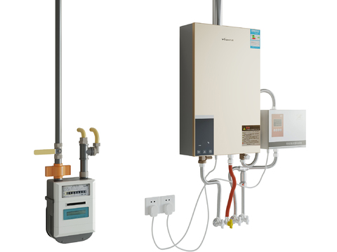 modern electric water heater gas meter