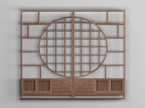 New Chinese solid wood antique rack free