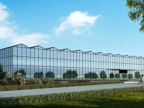 Photovoltaic greenhouse appearance